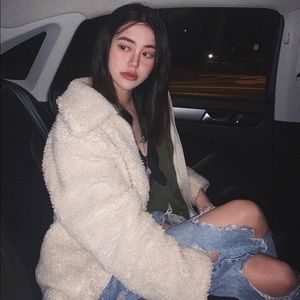 Topshop Faux Fur Coat